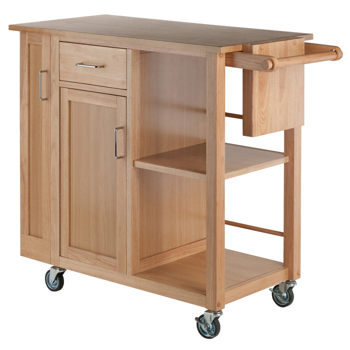 Douglas Utility Kitchen Cart; Natural - Top Restaurant Supplies -  - Doba