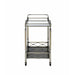 ACME Matiesen Serving Cart, Antique Gold & Clear Glass 98350 - Top Restaurant Supplies -  - Doba