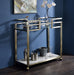 ACME Neilo Serving Cart in Clear Glass, Faux Marble & Wire Brass Finish AC00159 - Top Restaurant Supplies -  - Doba
