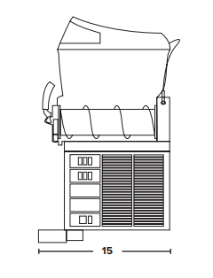 Donper USA XC224 Frozen Beverage Machine - Double 3.2 Gal Unit (x2) - Top Restaurant Supplies
