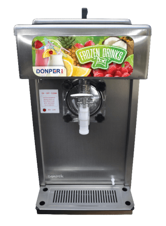 Donper USA XF124 Frozen Drink Machine - High Volume 1.5 Gal Stainless Steel unit - Top Restaurant Supplies