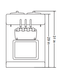 Donper USA D600 Soft Serve Self Contained counter top unit x2 with a twist (1.7 Qt) - Top Restaurant Supplies
