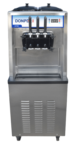 Donper USA D700 Dual Flavor Soft Serve Ice Cream Machine with Twist (Floor - Top Restaurant Supplies