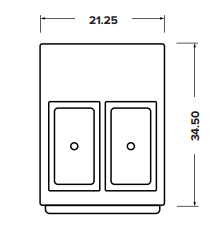 Donper USA D800H Counter Model Dual Flavor with Twist High Capacity - Top Restaurant Supplies