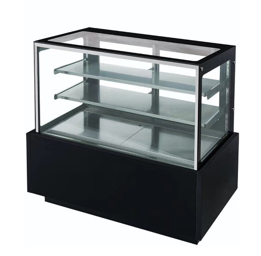 Dukers DDM48R – Straight Glass 48″ Cake Showcase - 48″W * 28-1/2″D * 51″H - Top Restaurant Supplies