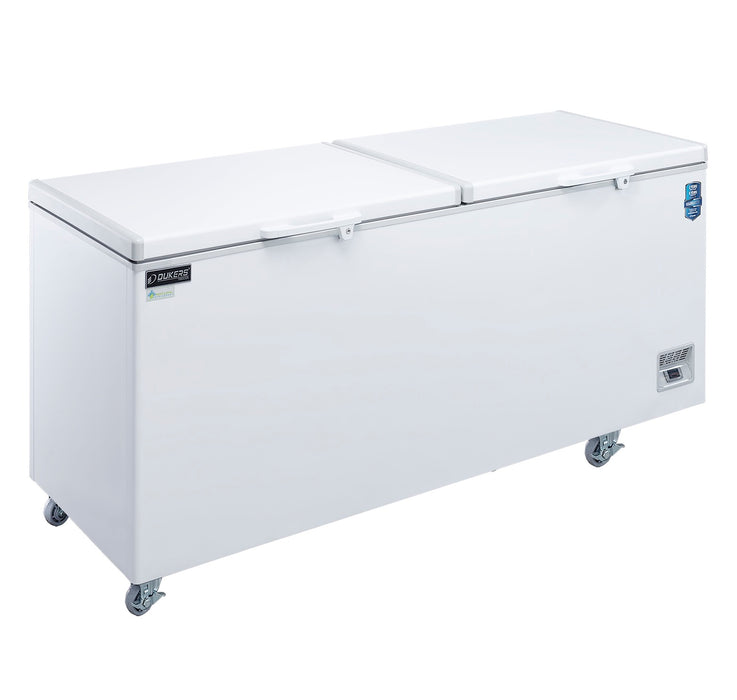 Dukers BD/BG-520 Commercial Chest Freezer (W x D x H): 59 1/4” x 27 3/4” x 36 1/2” - Top Restaurant Supplies