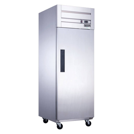 Dukers D28AR Commercial Single Door Top Mount Refrigerator in Stainless Steel, 27.5" Wide - Top Restaurant Supplies