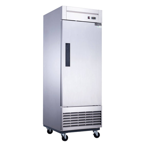 Dukers D28R Single Door Commercial Refrigerator in Stainless Steel, 27.5" Wide - Top Restaurant Supplies