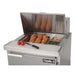 Leader NSFM27 Mega Top Bain Marie, Sandwich & Salad Refrigerated Prep Table,1 Door, 27" - Top Restaurant Supplies - Mega Top Bain Marie - Leader Refrigeration