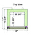 Excellence Industries CTF-1T16 1/8" Countertop Freezer, 1.3 Cu Ft. - Top Restaurant Supplies