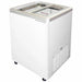Excellence Industries EURO-5 24 5/8" Flat Lid Display Freezer, 5.0 Cu Ft. - Top Restaurant Supplies