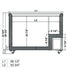 Excellence Industries HB-17HCD 59 1/2" Dual Temperature Display Freezer, 16.5 Cu Ft. - Top Restaurant Supplies