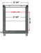 Excellence Industries HB-6HCD 28 1/2" Dual Temperature Display Freezer, 6.4 Cu Ft. - Top Restaurant Supplies