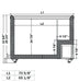 Excellence Industries HL-20HC 70 5/8" Low Temperature DisplayFreezer, 20 Cu Ft. - Top Restaurant Supplies