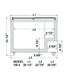 Excellence Industries VB-2HC 28 1/2" Curved Lid Display Freezer, 6.3 Cu Ft. - Top Restaurant Supplies