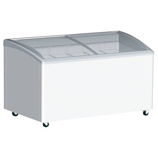 Excellence Industries VB-3HC 31 1/2" Curved Lid Display Freezer, 7.3 Cu Ft. - Top Restaurant Supplies