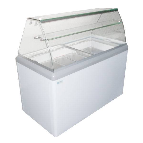 Excellence Industries HBG-7HC 43 1/2" Gelato Dipping Cabinet with LED, 11.1 Cu Ft. - Top Restaurant Supplies