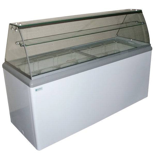 Excellence Industries HBD-10HC 59 1/2" Ice Cream Dipping Cabinet with LED,16.5 Cu Ft. - Top Restaurant Supplies