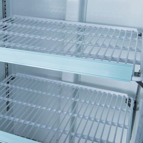 Coldline D12-W 27” Single Glass Swing Door Merchandiser Freezer - White - Top Restaurant Supplies