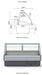 Hydra-Kool KFM-CG-50-S Fresh Meat Curved Glass Deli Case - Top Restaurant Supplies