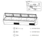 Hydra-Kool KFM-CG-50-S Fresh Meat Curved Glass Deli Case - Top Restaurant Supplies
