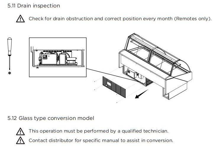 Hydra-Kool KFM-FG-50-S Fresh Meat Flat Glass Deli Case - Top Restaurant Supplies