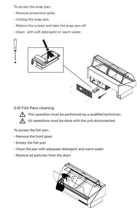 Hydra-Kool KFM-FG-50-S Fresh Meat Flat Glass Deli Case - Top Restaurant Supplies