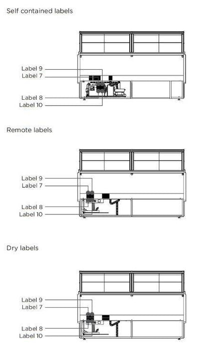 Hydra-Kool KFM-FG-80-S Fresh Meat Flat Glass Deli Case - Top Restaurant Supplies