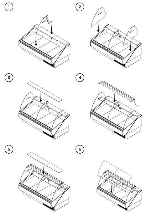Hydra-Kool KFM-OF-40-S Fresh Meat Open Front Deli Case - Top Restaurant Supplies