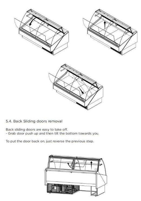 Hydra-Kool KFM-OF-50-S Fresh Meat Open Front Deli Case - Top Restaurant Supplies