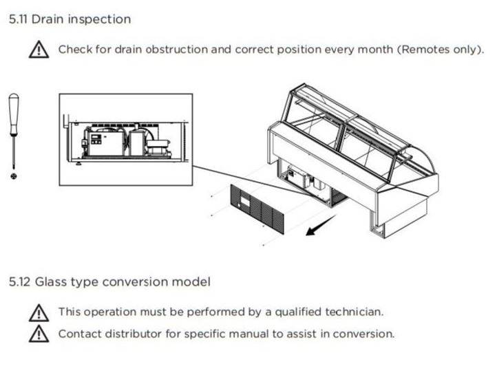 Hydra-Kool KFM-OF-50-S Fresh Meat Open Front Deli Case - Top Restaurant Supplies