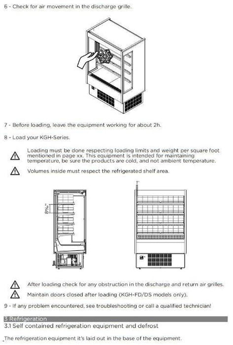 Hydra-Kool KGH-OF-30-S KGH-OF Grab-N-Go High Profile Case - Top Restaurant Supplies