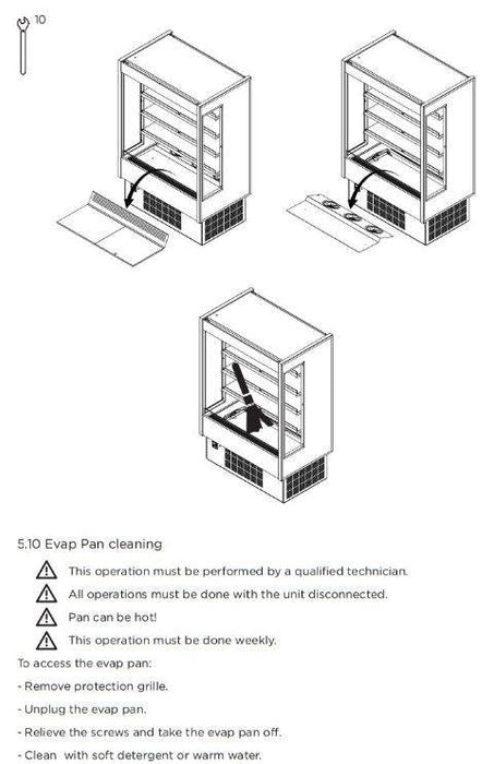 Hydra-Kool KGH-OF-40-S KGH-OF Grab-N-Go High Profile Case - Top Restaurant Supplies