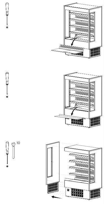 Hydra-Kool KGH-OF-40-S KGH-OF Grab-N-Go High Profile Case - Top Restaurant Supplies