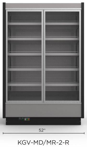 Hydra-Kool KGV-MD-2-R High Volume Grab-N-Go for Remote Condensing Unit - Top Restaurant Supplies