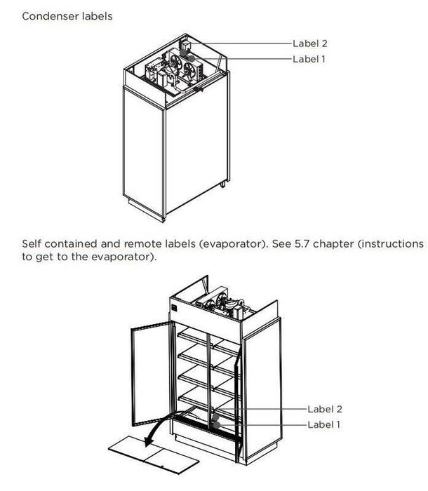 Hydra-Kool KGV-MD-2-R High Volume Grab-N-Go for Remote Condensing Unit - Top Restaurant Supplies