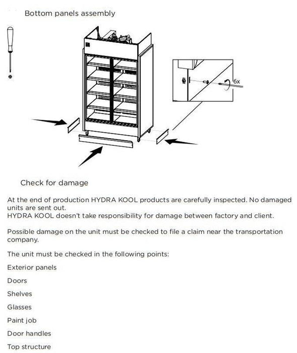 Hydra Kool KGV-MR-3-R High Volume Grab-N-Go for Remote Condensing Unit - Top Restaurant Supplies