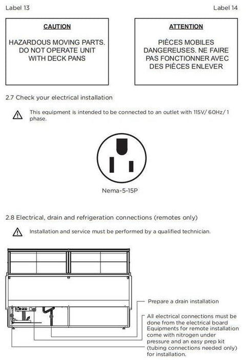 Hydra-Kool KFM-SC-120-S KFM-SC Seafood Case - Top Restaurant Supplies