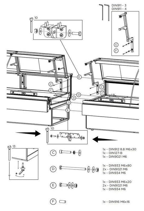 Hydra-Kool KFM-SC-120-S KFM-SC Seafood Case - Top Restaurant Supplies