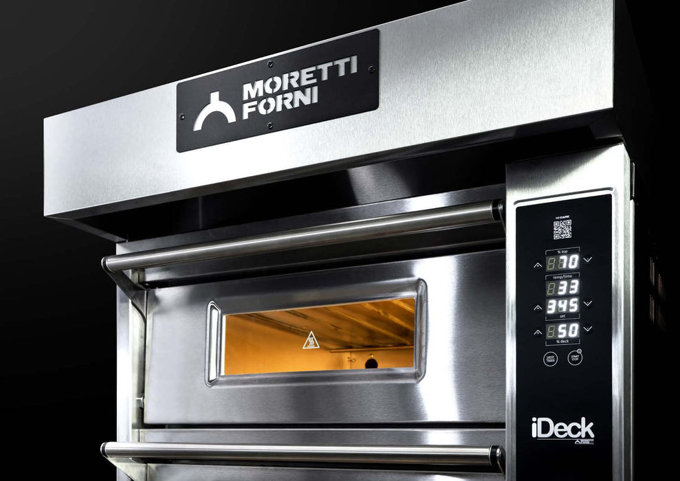 AMPTO ID-M 72.42 iDeck Digital Control Electric Pizza Oven 28-1/3" x 16-1/2" x 5-1/2" chamber (Internal) . 1 Deck. 230/60/3ph (Copy)
