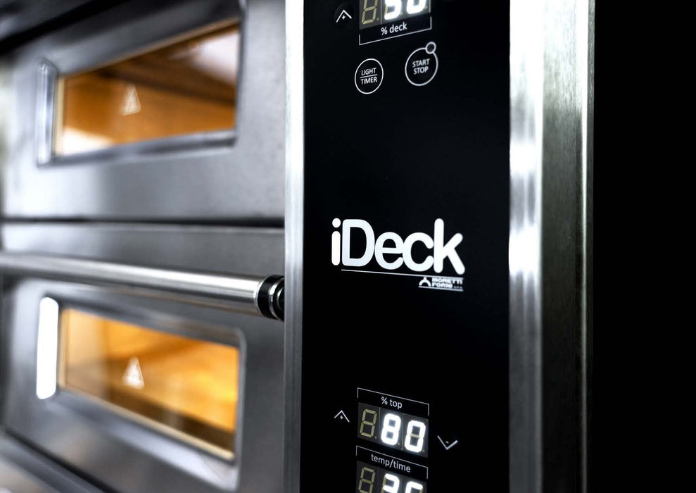 AMPTO ID-M 72.42 iDeck Digital Control Electric Pizza Oven 28-1/3" x 16-1/2" x 5-1/2" chamber (Internal) . 1 Deck. 230/60/3ph (Copy)