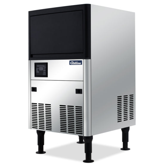 Coldline ICE80 18" Undercounter Ice Machine with Bin, Air Cooled, Half Cube, 80 lb.- toprestaurantsupplies.com