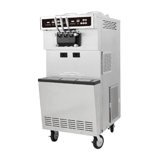 Icetro ISI-303SNAP 57” Soft Serve High Capacity Ice Cream Machine, Air Cooled with Air Pump System - Top Restaurant Supplies
