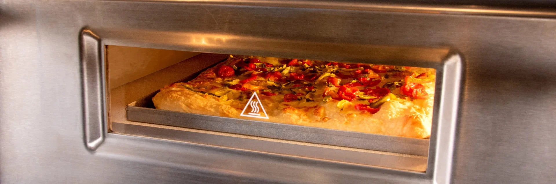 AMPTO ID-M 72.42 iDeck Digital Control Electric Pizza Oven 28-1/3" x 16-1/2" x 5-1/2" chamber (Internal) . 1 Deck. 230/60/3ph (Copy)