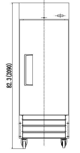 IKON IB19R Single Door Bottom Mount Refrigerator, 26.8" Wide - Top Restaurant Supplies