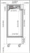 IKON IB54RG Double Glass Door Bottom Mount Refrigerator, 53.9" Wide, 43.9 Cu. Ft. - Top Restaurant Supplies