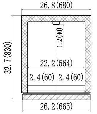 IKON IT28F Single Door Freezer Top Mount, 26.8" Wide, 18.3 Cu. Ft. - Top Restaurant Supplies
