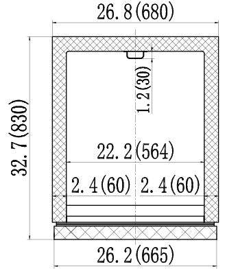 IKON IT28R Single Door Refrigerator Top Mount, 26.8" Wide, 18.3 Cu. Ft. - Top Restaurant Supplies