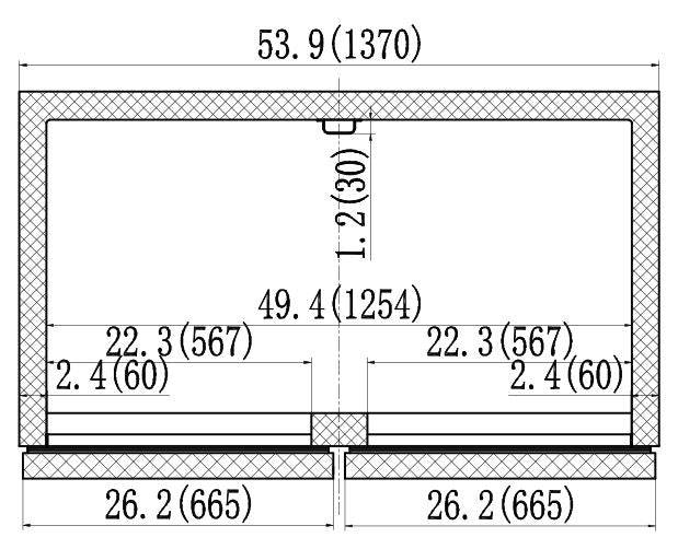 IKON IT56R Double Door Refrigerator Top Mount, 53.9" Wide, 42.5 Cu. Ft. - Top Restaurant Supplies