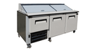Cooltech CTR-84BM 2-1/2 Door Refrigerated Sandwich Prep Unit 84” - Top Restaurant Supplies - Refrigerated Sandwich Prep - Cooltech